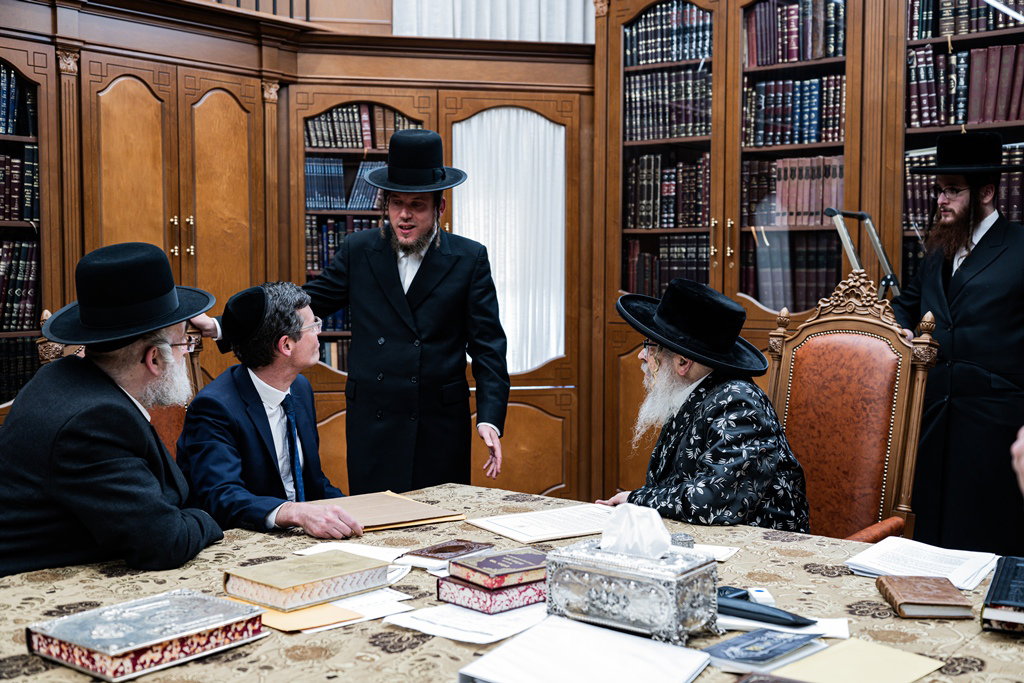 מרטין מרקס בביקור אצל האדמו"ר מסאטמר