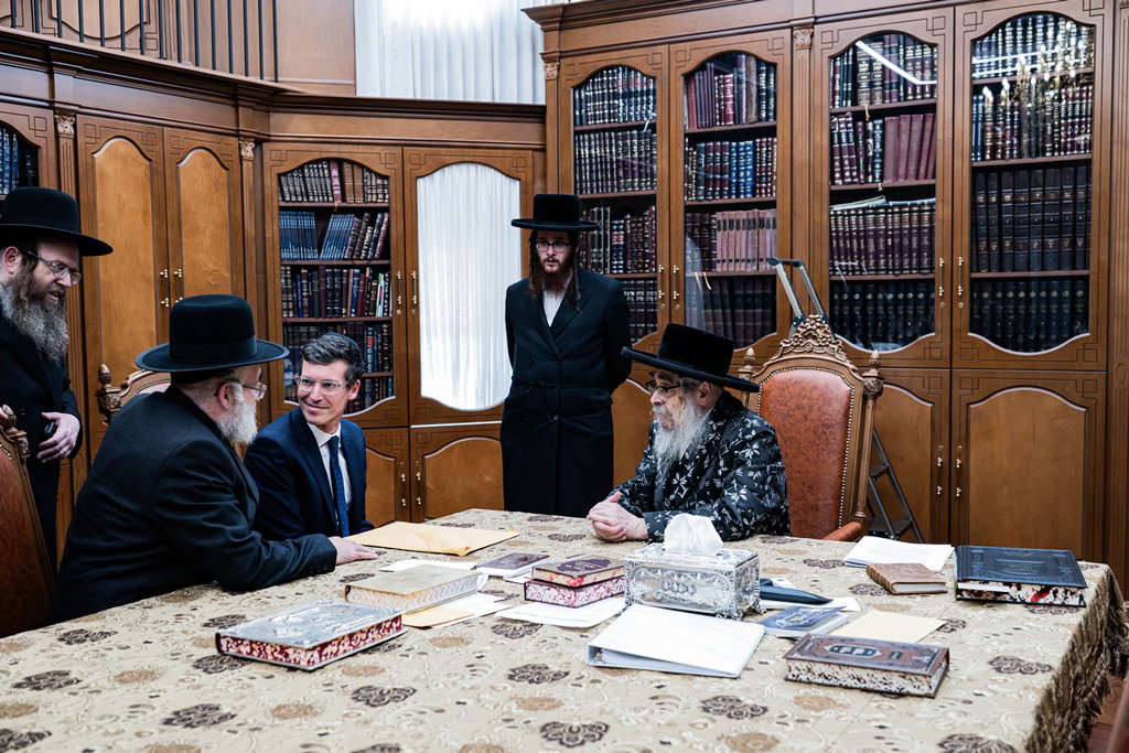 מרטין מרקס בביקור אצל האדמו"ר מסאטמר