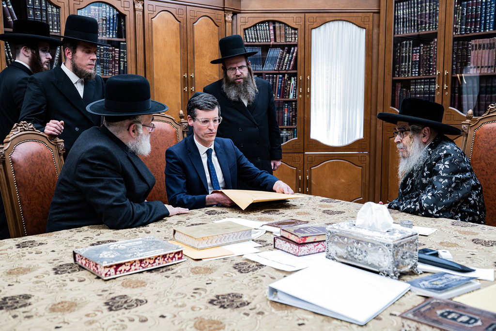 מרטין מרקס בביקור אצל האדמו"ר מסאטמר