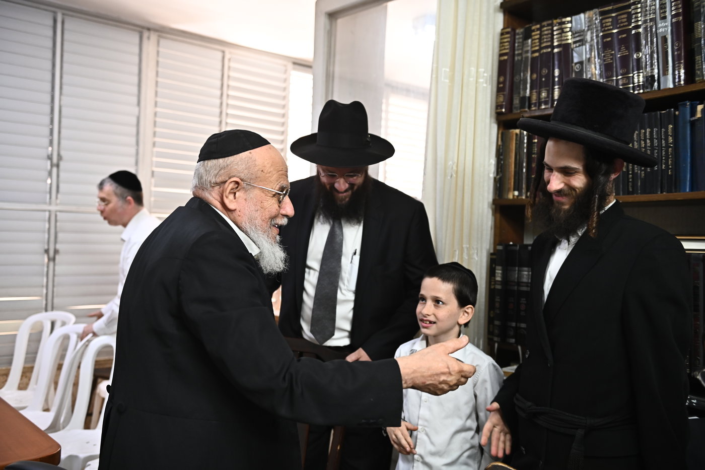 ילדי ת"ת החדש אצל הגאון רבי דוד לוי