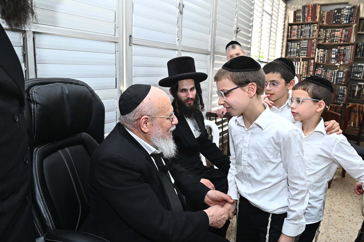 ילדי ת"ת החדש אצל הגאון רבי דוד לוי
