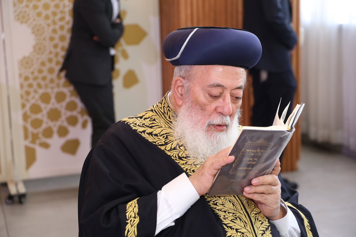 שמחת הברית לנינם המשותף של הראשל"צים הגר"י יוסף והגרש"מ עמאר