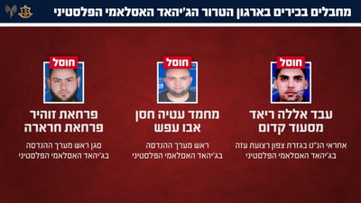 המחבלים שחוסלו