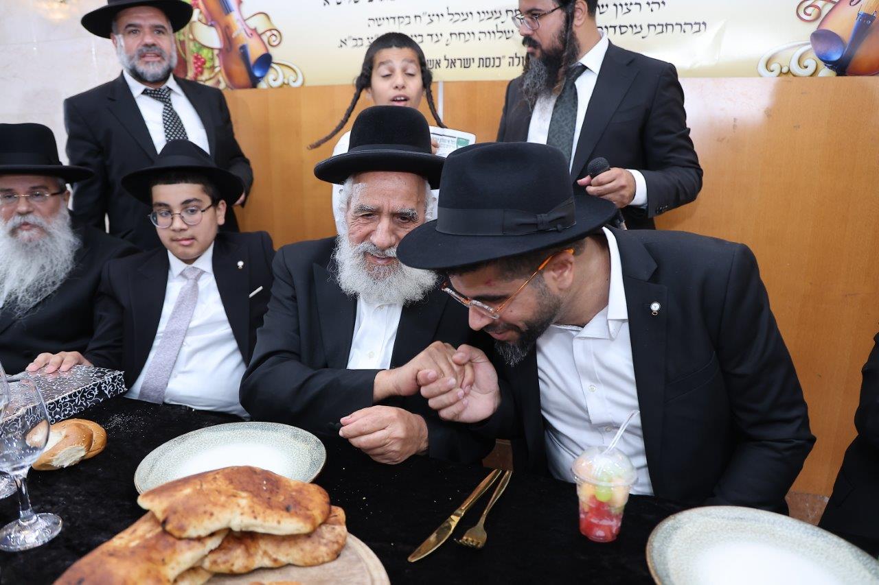 שמחת בר מצווה לנין הגר"ש מחפוד