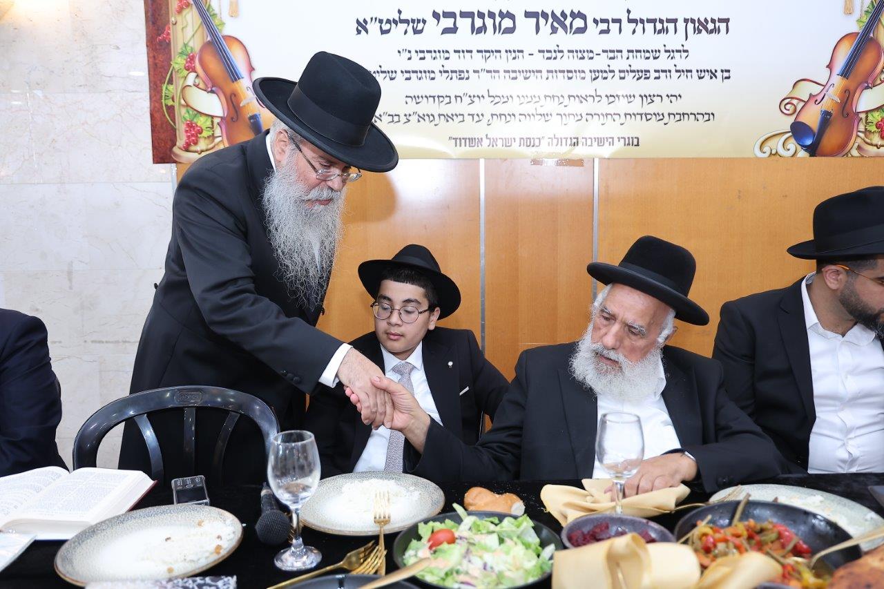 שמחת בר מצווה לנין הגר"ש מחפוד