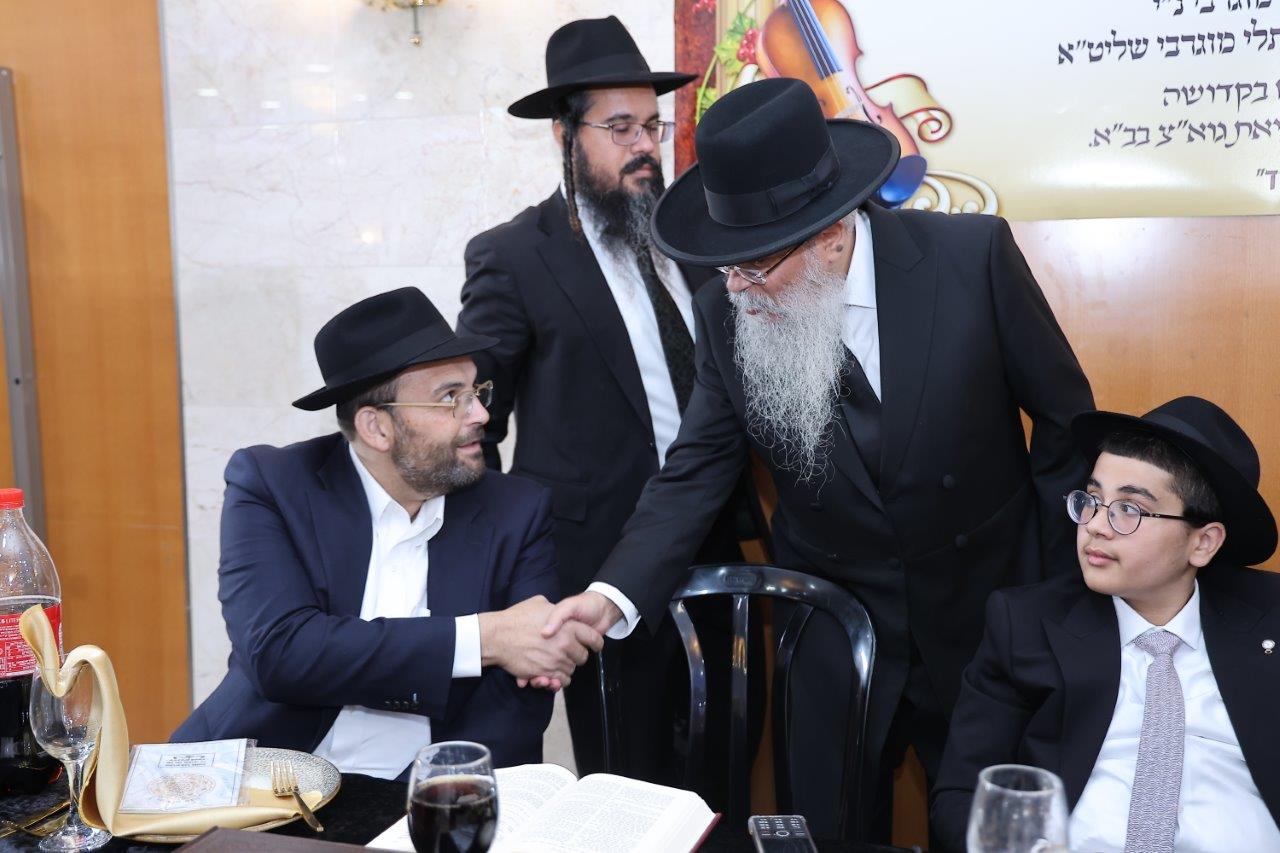 שמחת בר מצווה לנין הגר"ש מחפוד