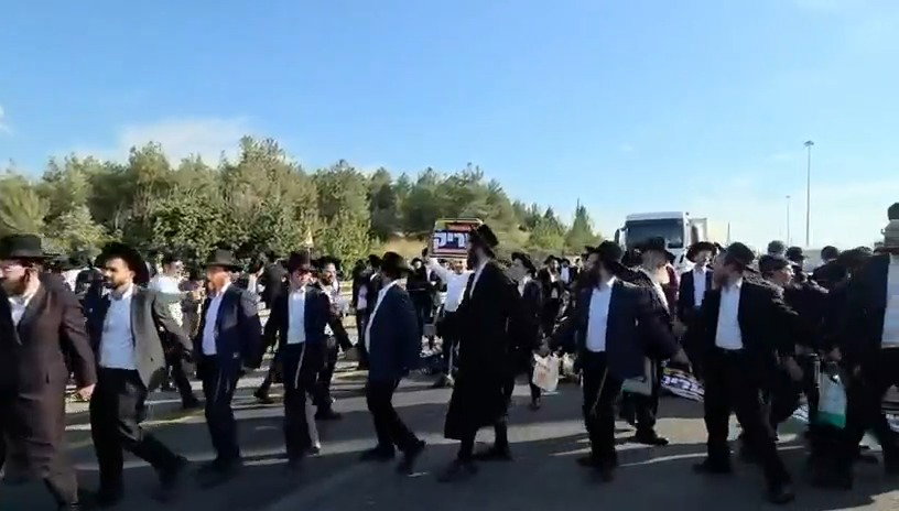 החסימה כעת בכביש 6