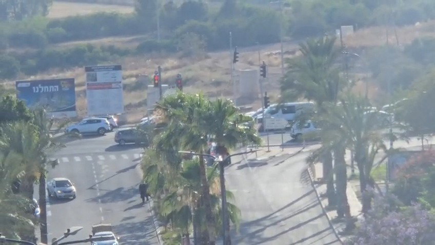 החסימה כעת בכניסה לאלעד