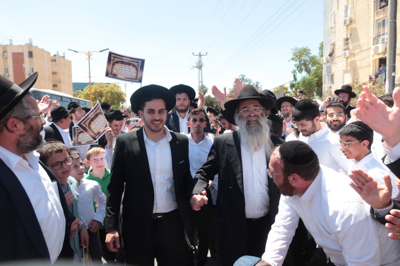 קבלת פנים לאסיר צוריאל צדוק 