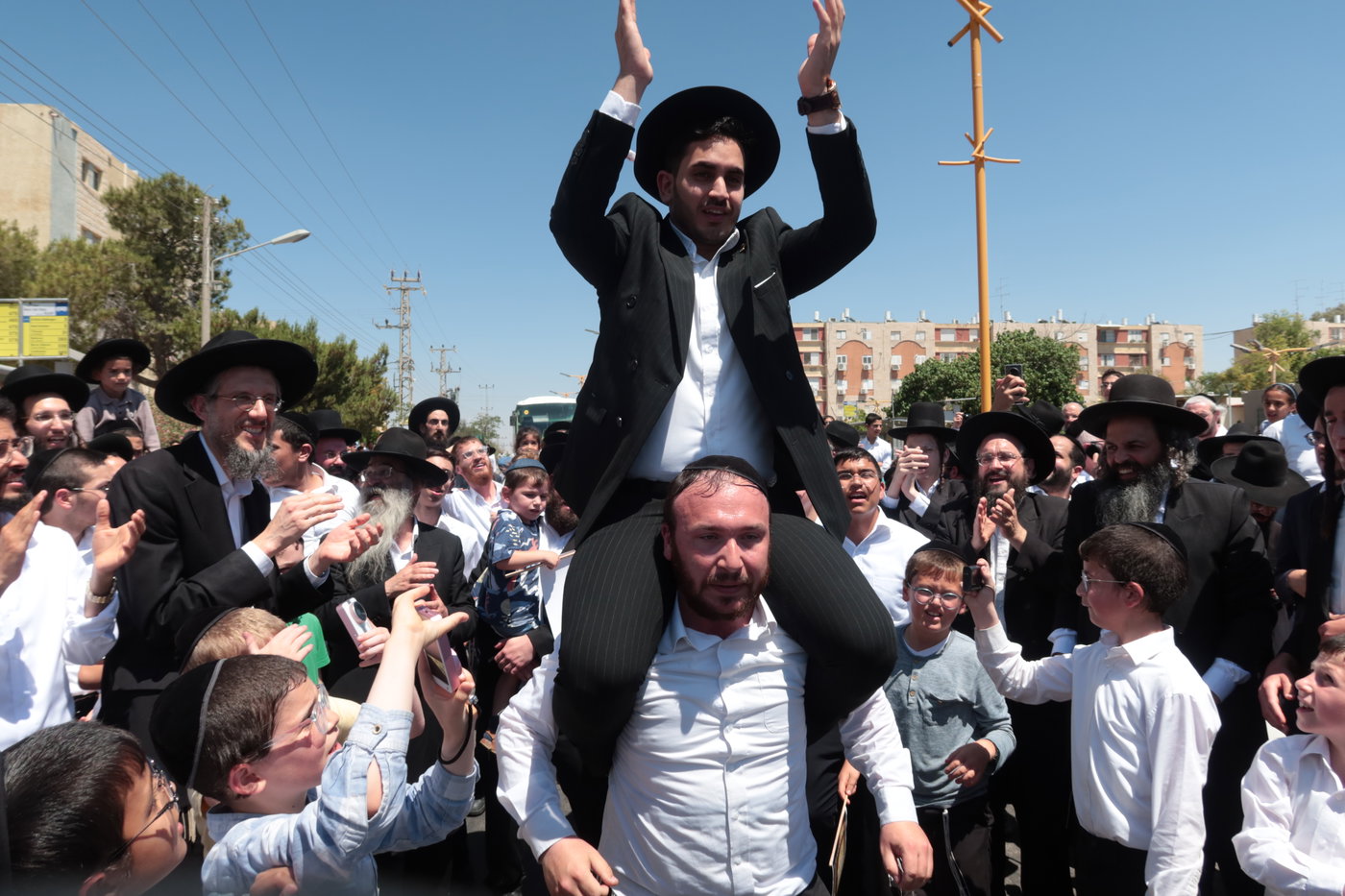 קבלת פנים לאסיר צוריאל צדוק 