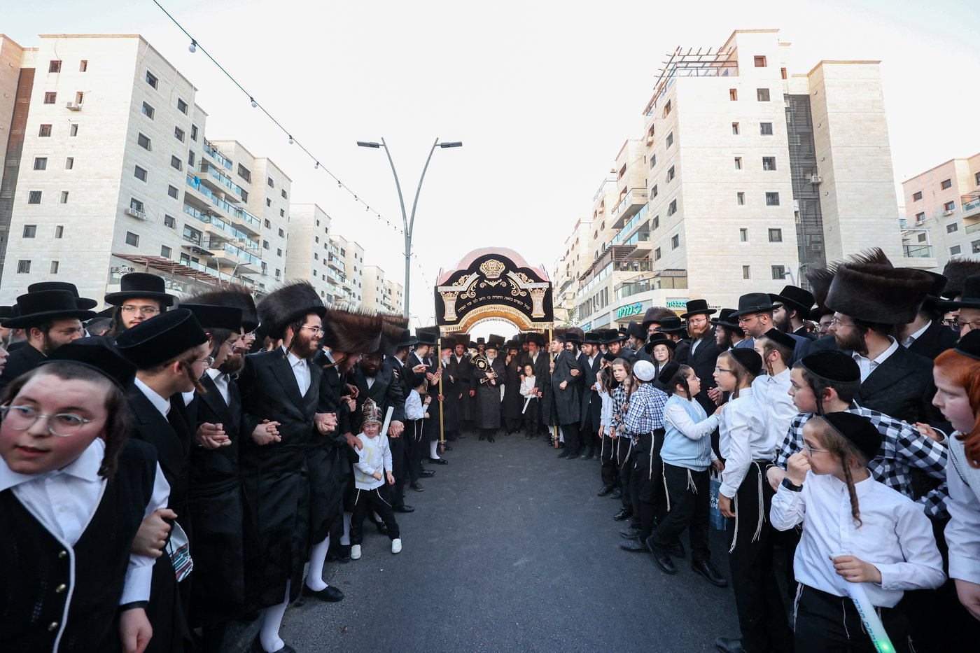 הכנסת ספר תורה בסערט ויז'ניץ