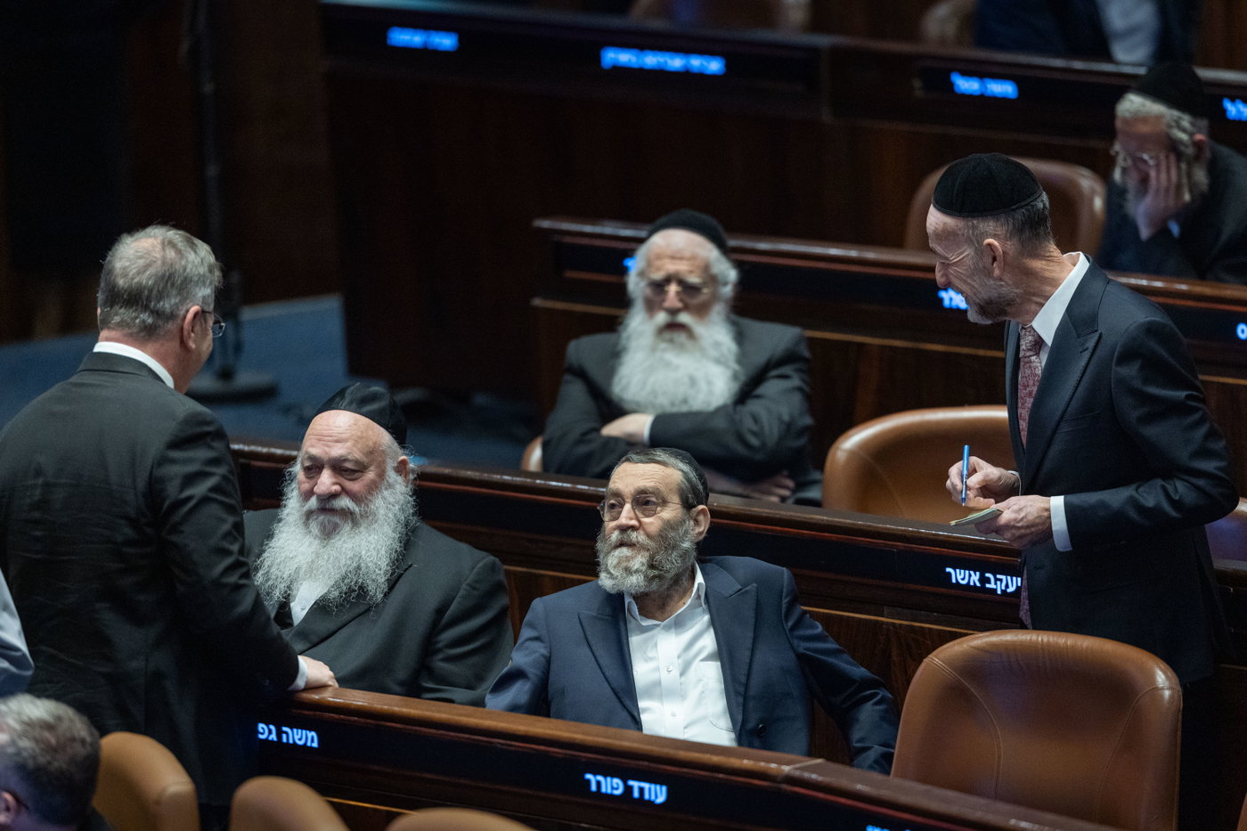 חברי הכנסת החרדים במליאה