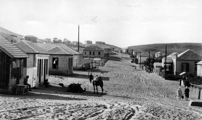 רחובה הראשי של בני ברק כפי שנראה ב-1928