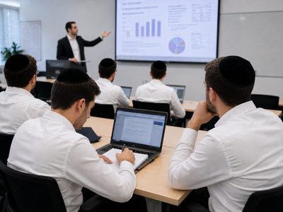 מכינה מקוצרת, מהירה ונוחה לקראת תואר ראשון, המיועדת לבני 30 פלוס בלבד