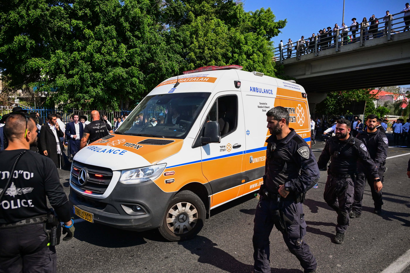 ההפגנה בכביש 4, סמוך לבני ברק