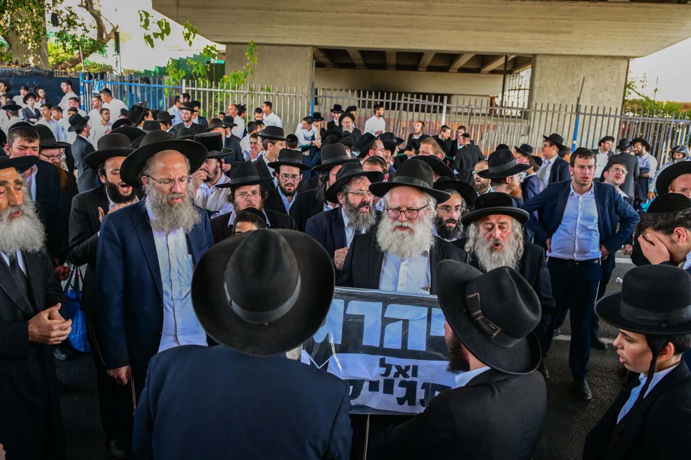 ההפגנה בכביש 4, סמוך לבני ברק