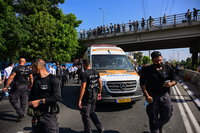 ההפגנה בכביש 4, סמוך לבני ברק