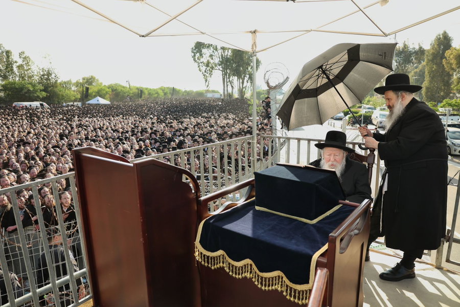 האדמו"ר מגור בעצרת