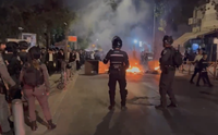 מהומות בכיכר השבת: המשטרה הפעילה מכת"זיות ורימוני הלם, שני עצורים