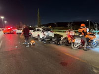 זירת התאונה הקשה, הערב