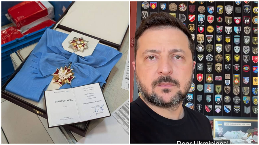 'מוסוליני ברשימה, קחו בחזרה': זלנסקי החזיר עיטור פולני בדואר