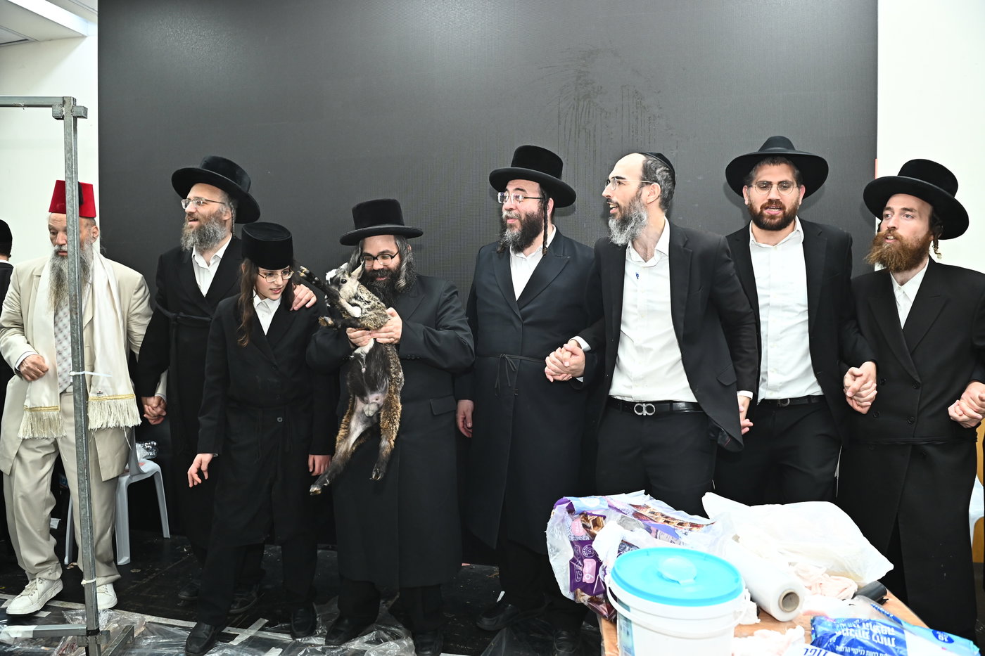מעמד שחיטת כבש בבני ברק