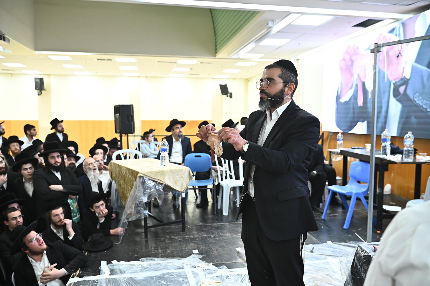 מעמד שחיטת כבש בבני ברק