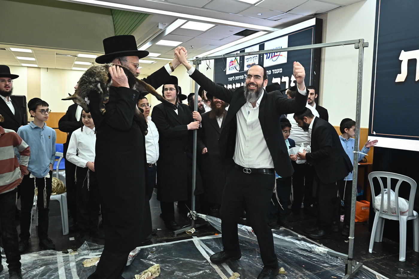 מעמד שחיטת כבש בבני ברק