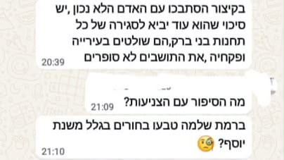 ההתכתבויות בקבוצה הפנימית