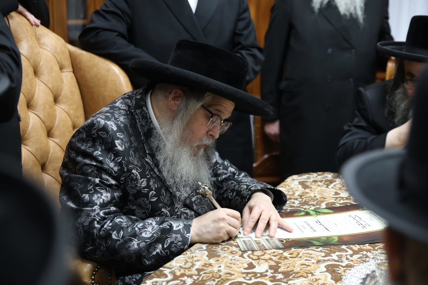 המעמד במעונו של האדמו"ר מסאטמר