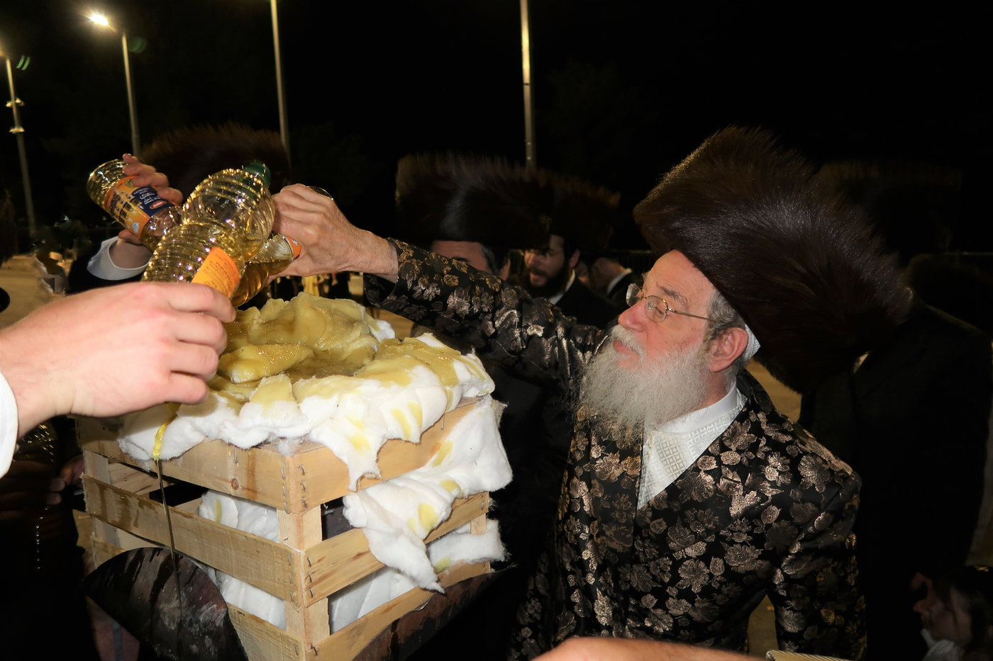 האדמו"ר מספינקא ירושלים מוצ"ש במירון