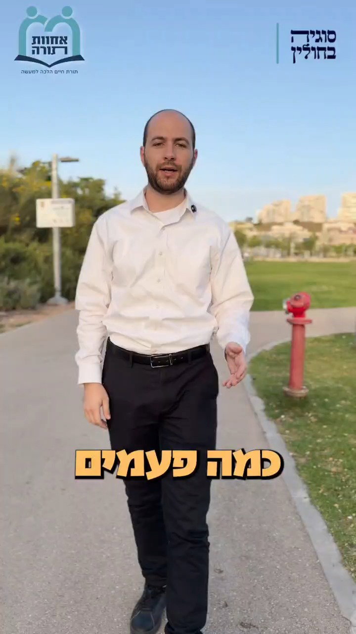"סוגיה בחולין" מבית אחוות תורה - צפו