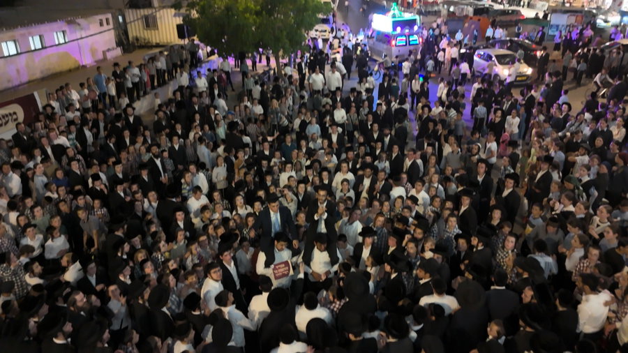 קבלת פנים לאסירי עולם התורה בביתר