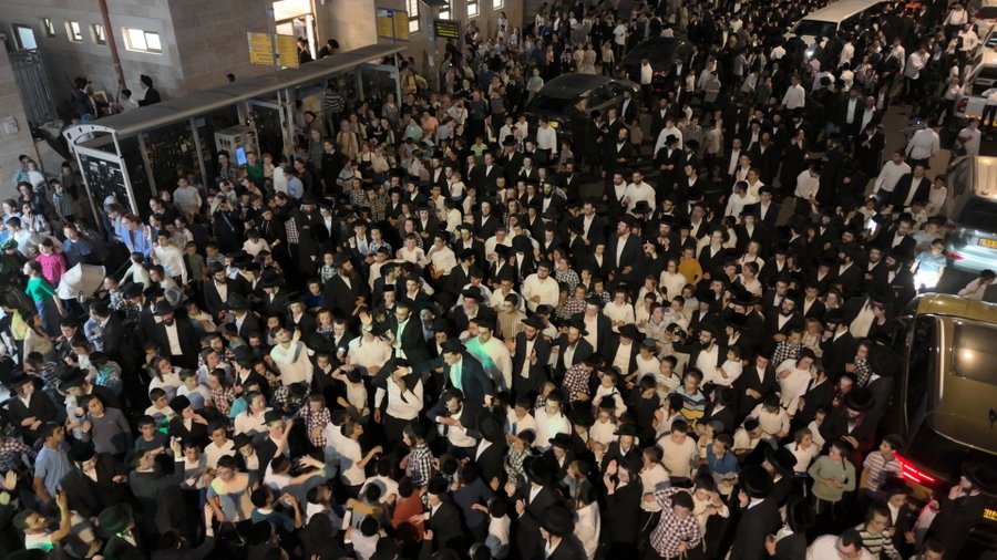 קבלת פנים לאסירי עולם התורה בביתר