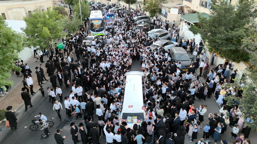 קבלת פנים לאסירי עולם התורה בביתר