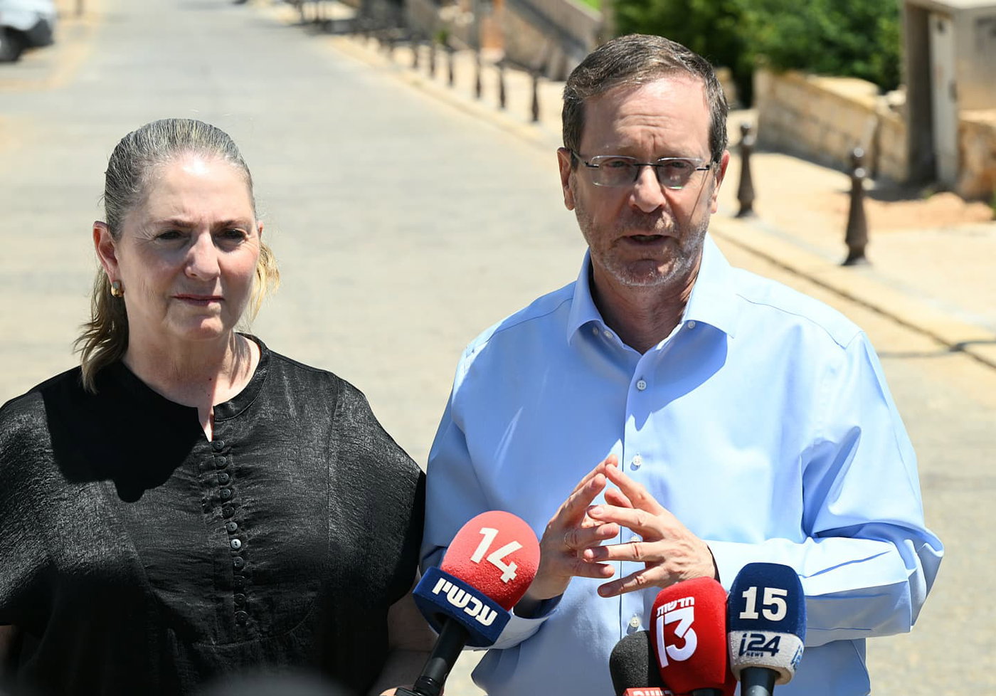 נשיא המדינה יצחק הרצוג בביקור במטולה
