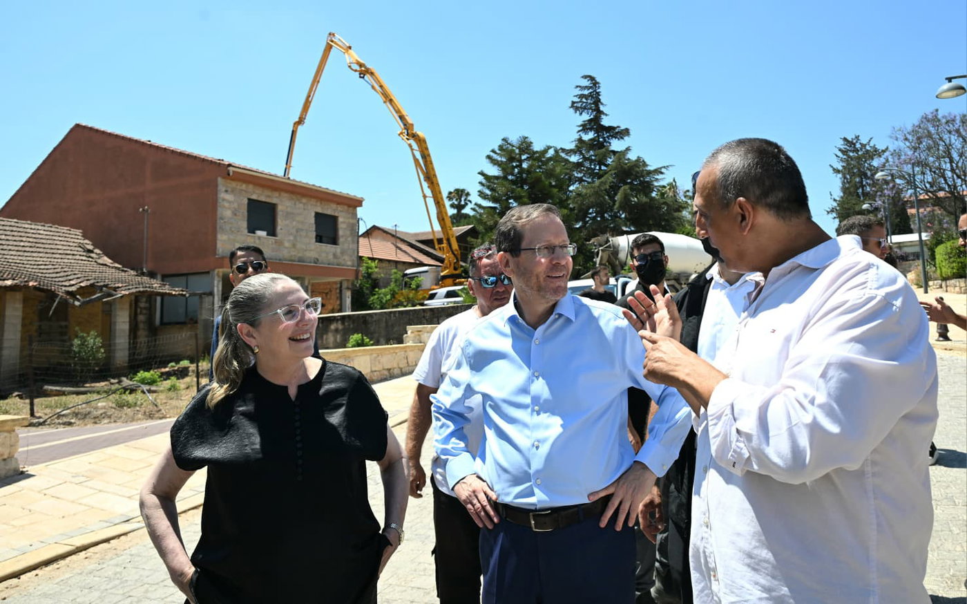 נשיא המדינה יצחק הרצוג בביקור במטולה