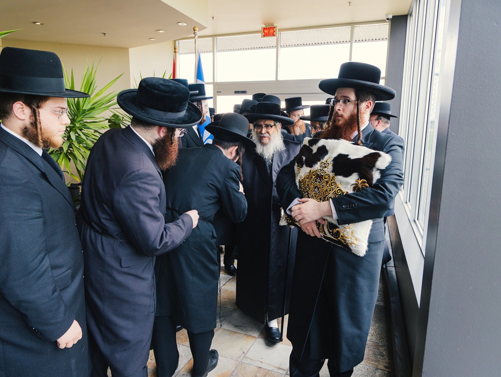 האדמו"ר מסאטמר בביקור הוד במונטריאול