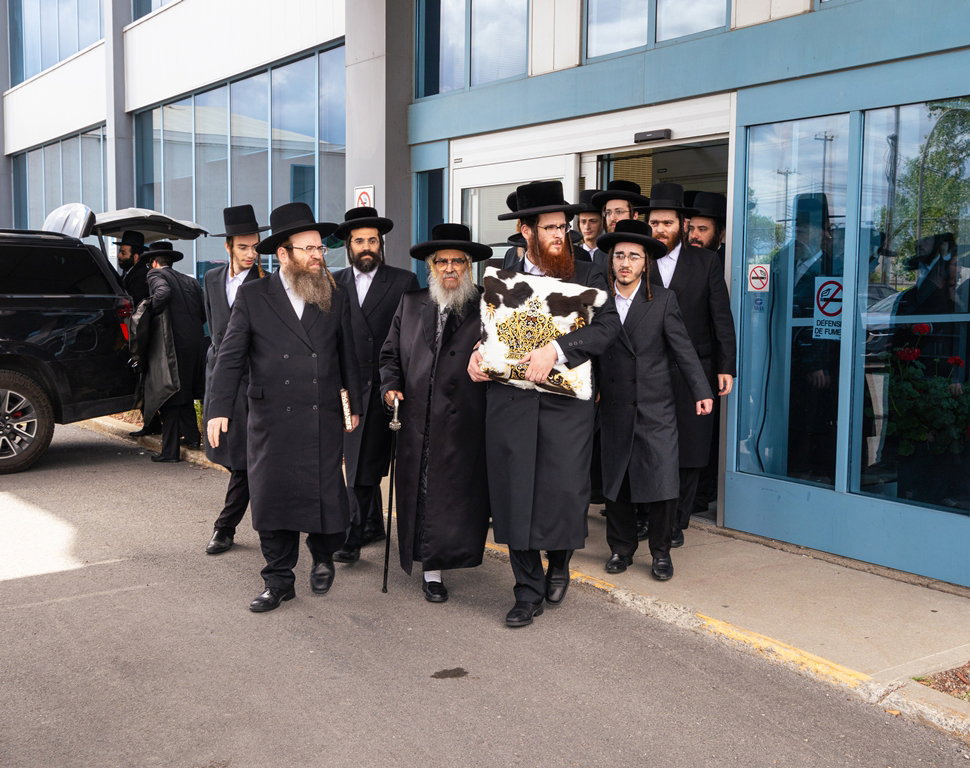 האדמו"ר מסאטמר בביקור הוד במונטריאול