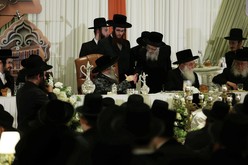 האדמו"ר מסאטמר בסיום מסכת שבת במונטריאול