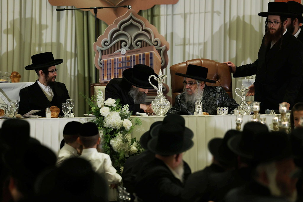 האדמו"ר מסאטמר בסיום מסכת שבת במונטריאול