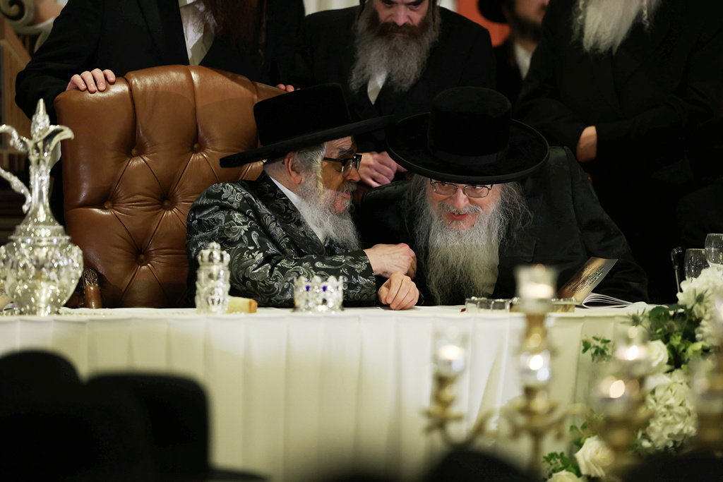 האדמו"ר מסאטמר בסיום מסכת שבת במונטריאול