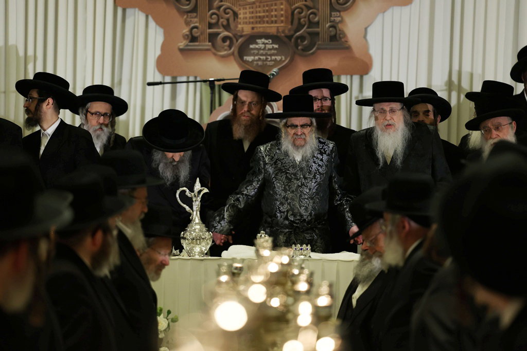 האדמו"ר מסאטמר בסיום מסכת שבת במונטריאול