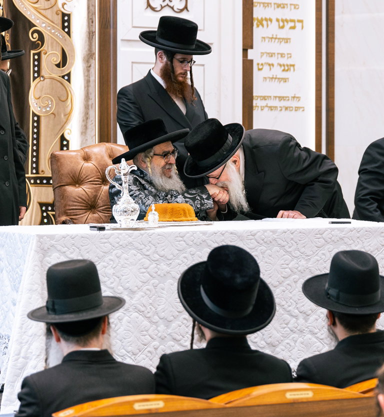 האדמו"ר מסאטמר בביקור הוד במונטריאול