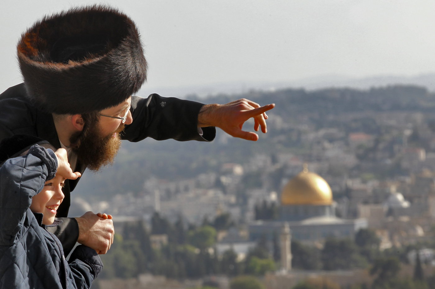 אבא ובן ברגעים משותפים