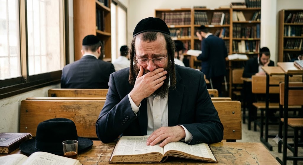 נשבר לו הלב