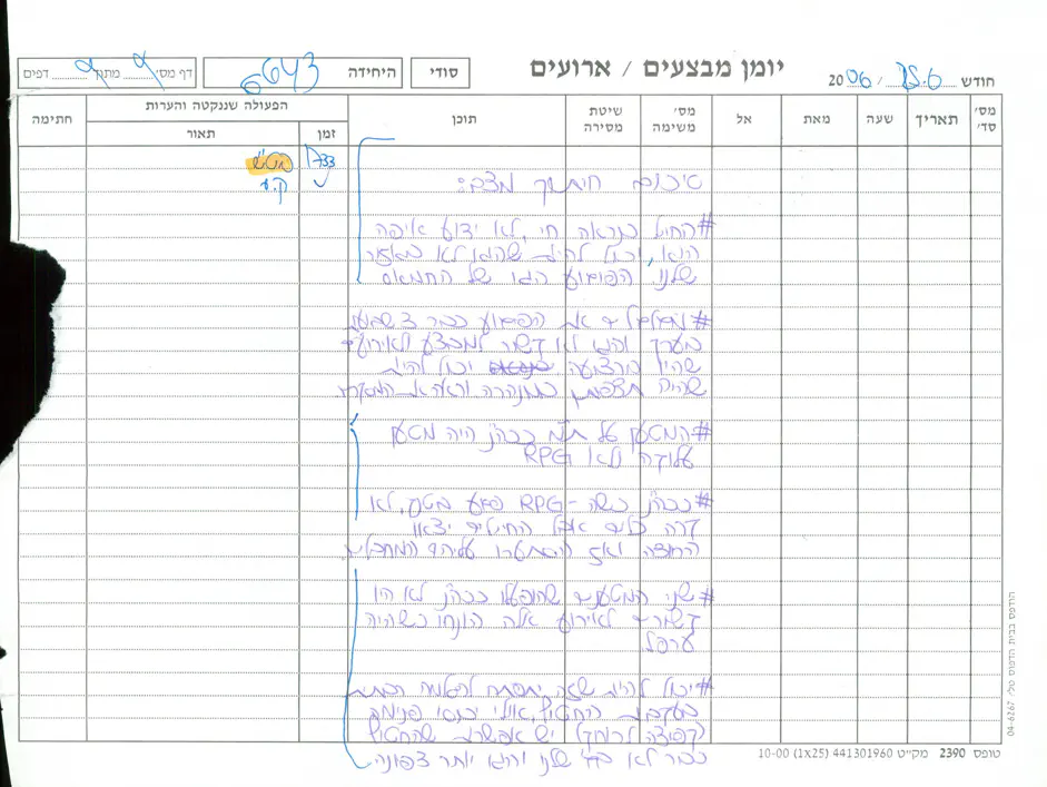 "חסר חייל בטנק, הוא כנראה חי" | נחשפו היומנים הדרמטיים מיום חטיפת גלעד שליט