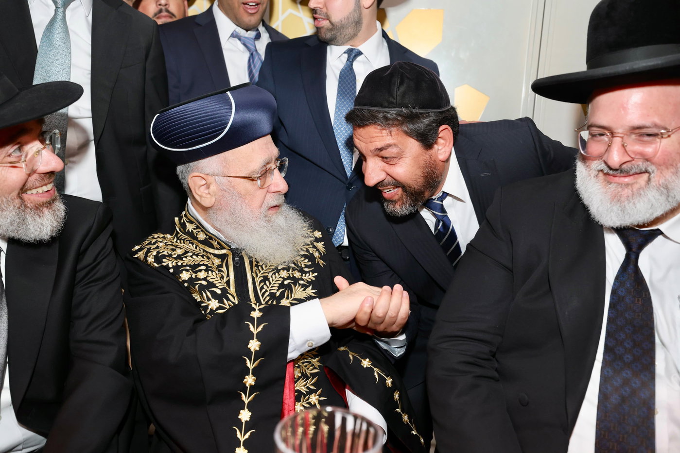 נישואי נכדתם המשותפת של הגר"י יוסף והגרש"מ עמאר