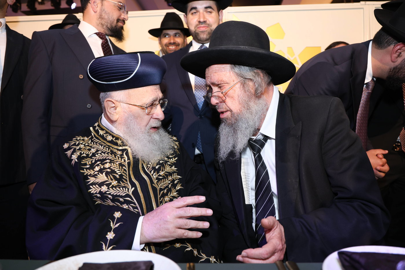 נישואי נכדתם המשותפת של הגר"י יוסף והגרש"מ עמאר