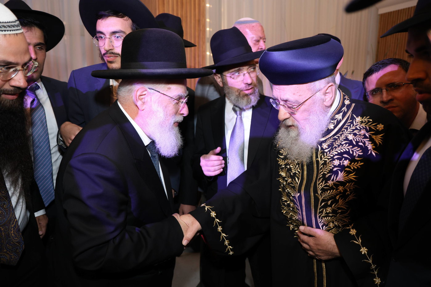 נישואי נכדתם המשותפת של הגר"י יוסף והגרש"מ עמאר